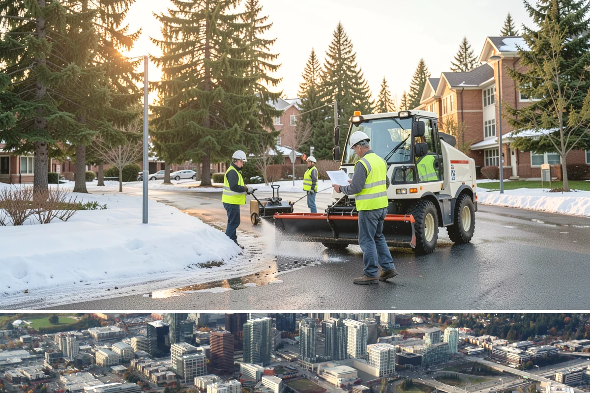 Seasonal Decorations in Bellevue, King County, WA - Seasonal decoration work concentrates in late fall for winter holidays and shifts to spring and summer civic displays through the...