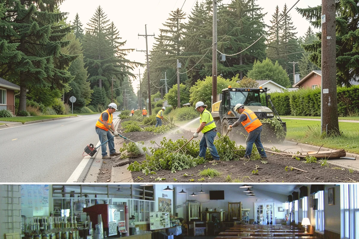 Seasonal Decorations in Black Diamond, King County, WA - Seasonal decoration work concentrates in late fall for winter holidays and shifts to spring and summer civic displays through the...