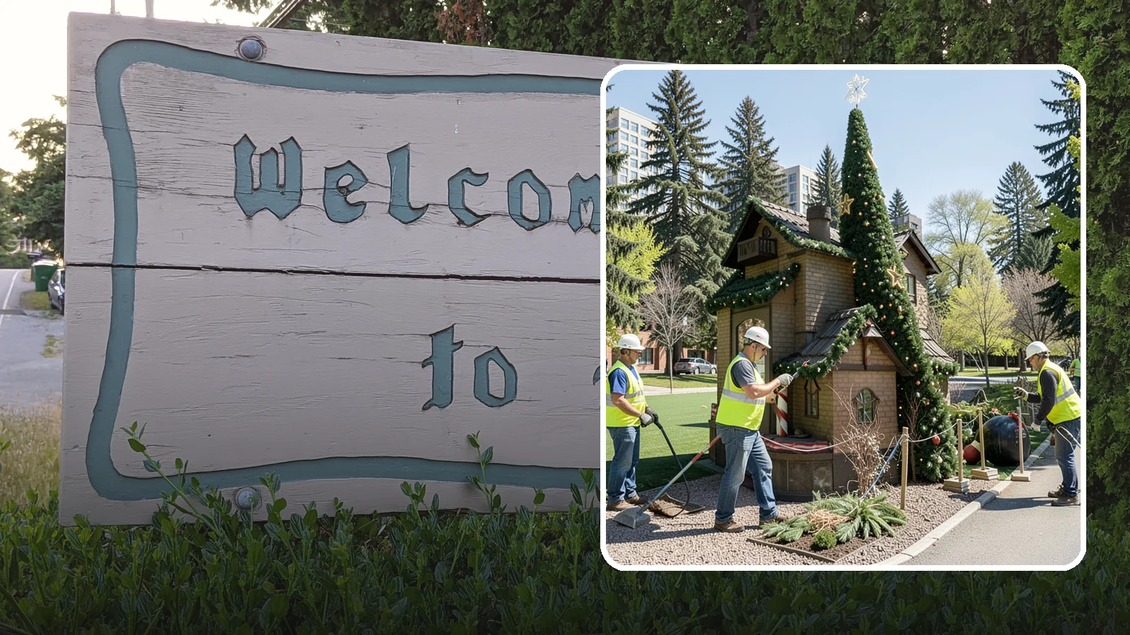 Seasonal Decorations in Brier, Snohomish County, WA - Installation and removal of seasonal decorations that bring civic spaces to life throughout the year.