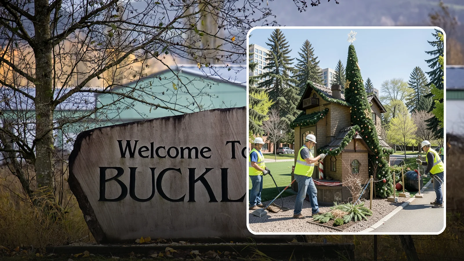 Seasonal Decorations in Buckley, Pierce County, WA - Installation and removal of seasonal decorations that bring civic spaces to life throughout the year.