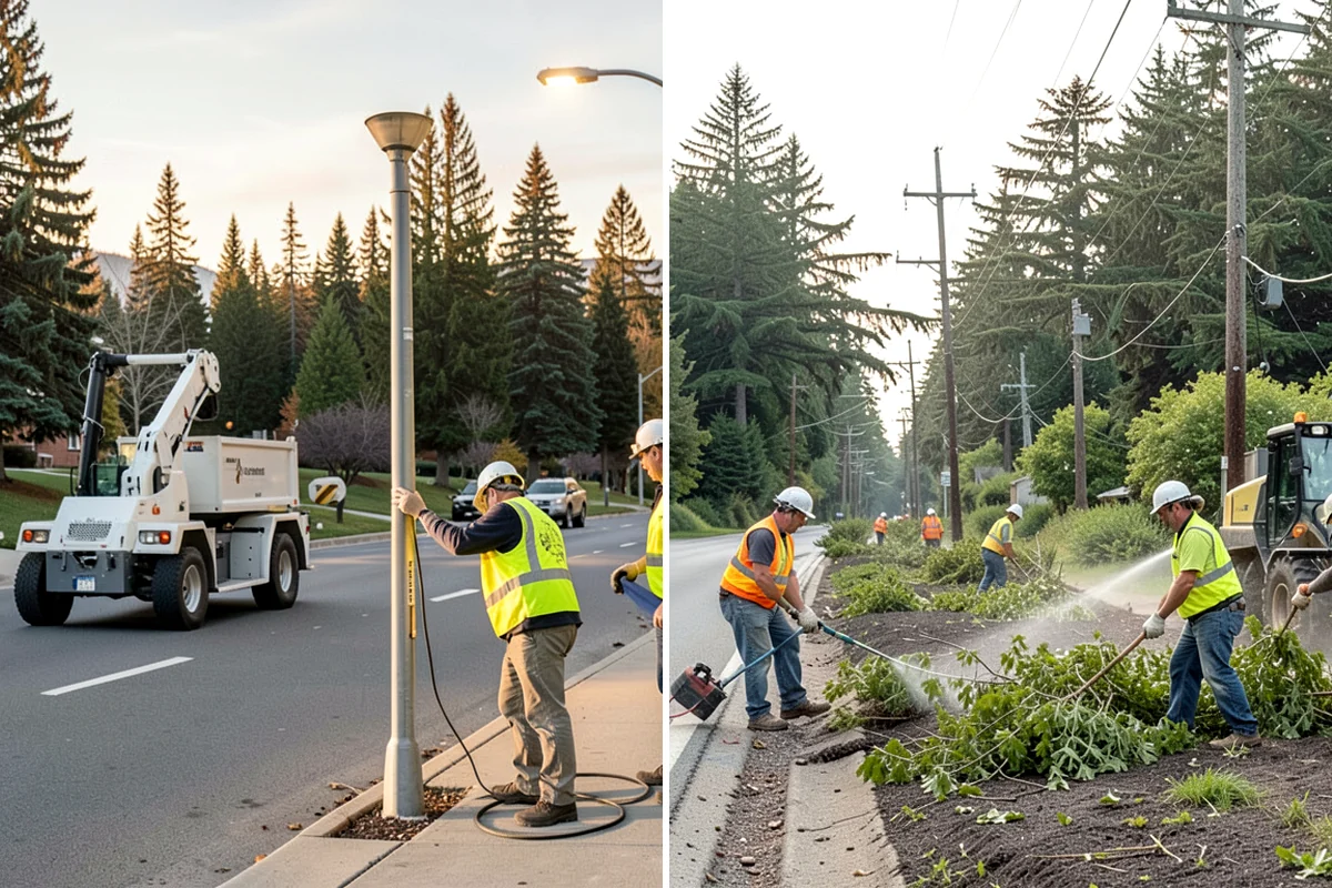 Seasonal Decorations in Clyde Hill, King County, WA - Plan display locations, materials, and installation schedule