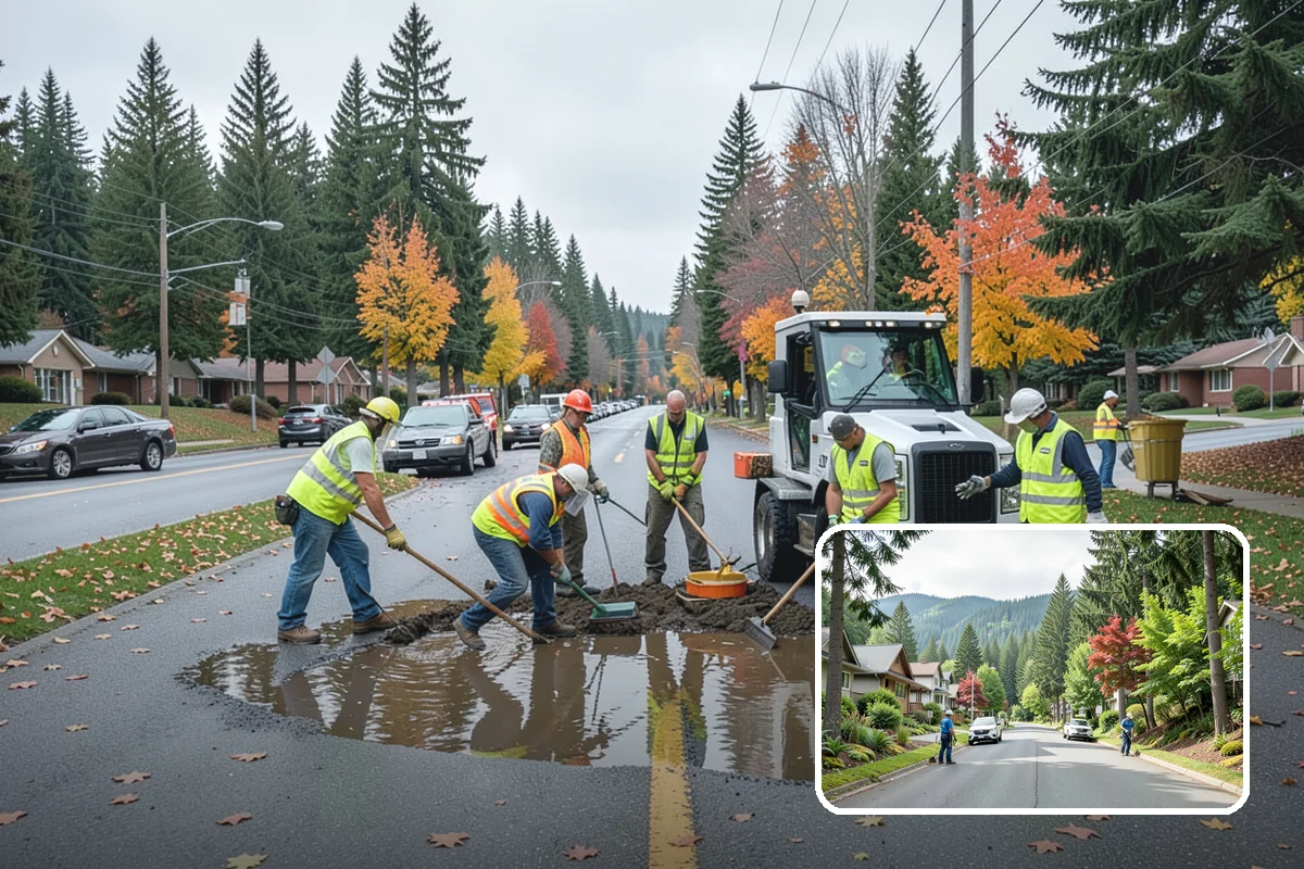 Seasonal Decorations in Darrington, Snohomish County, WA - Creates festive civic spaces that mark community traditions
