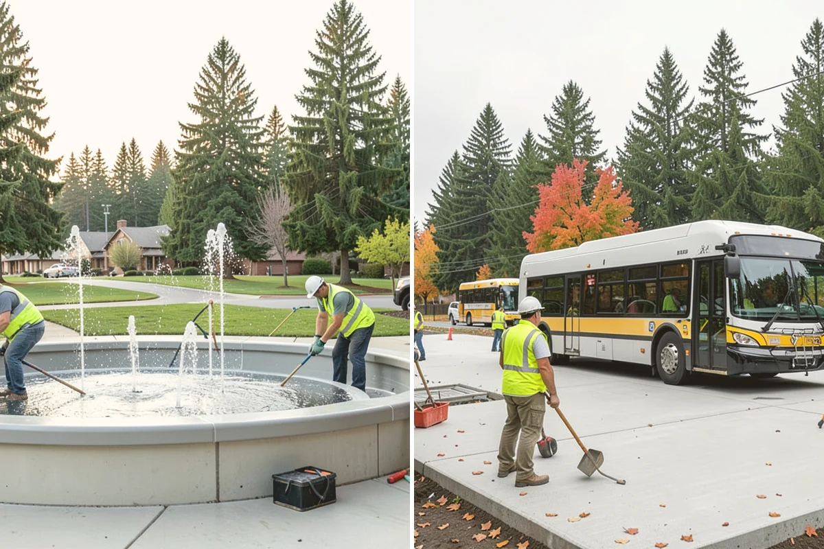 Seasonal Decorations in Eatonville, Pierce County, WA - Plan display locations, materials, and installation schedule