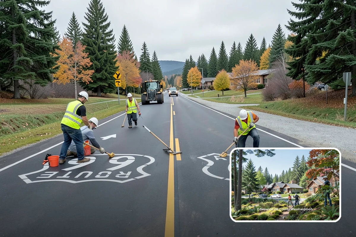 Seasonal Decorations in Edgewood, Pierce County, WA - Creates festive civic spaces that mark community traditions