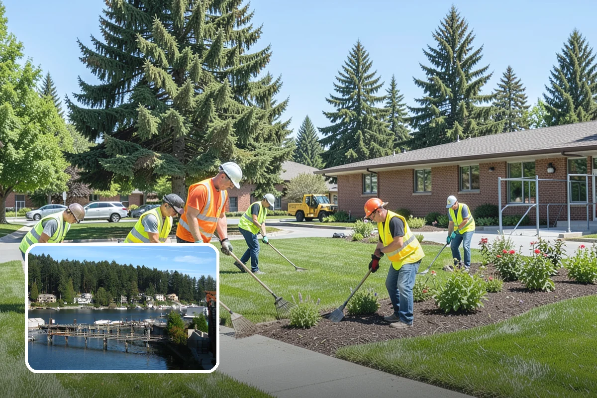 Seasonal Decorations in Gig Harbor, Pierce County, WA - Creates festive civic spaces that mark community traditions