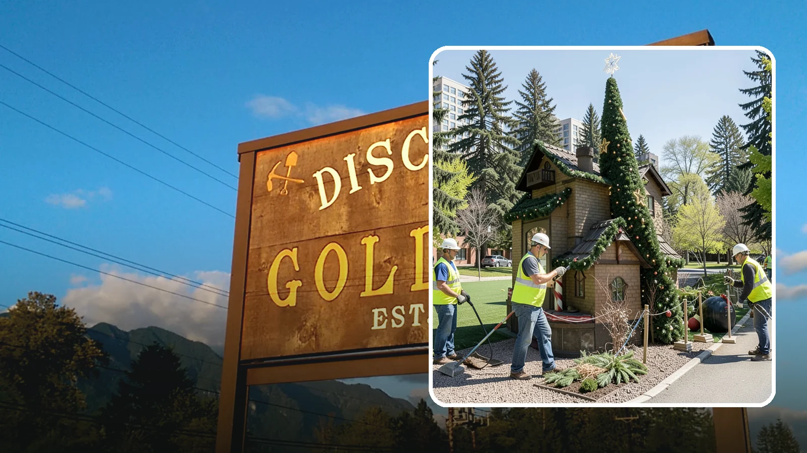 Seasonal Decorations in Gold Bar, Snohomish County, WA - Installation and removal of seasonal decorations that bring civic spaces to life throughout the year.