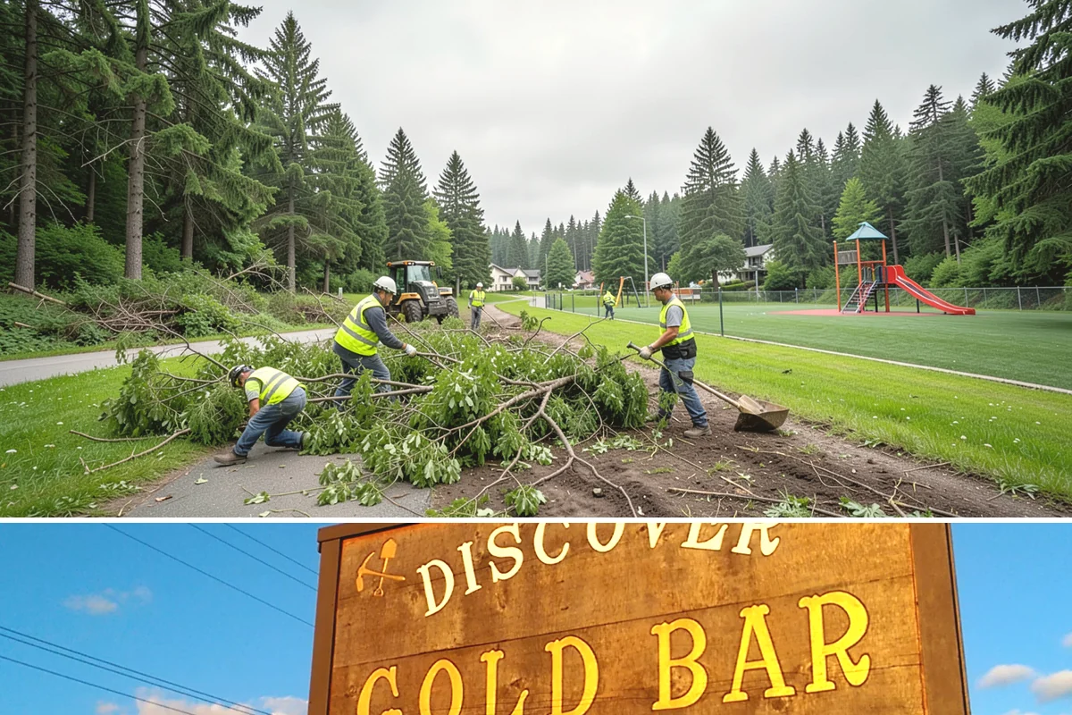 Seasonal Decorations in Gold Bar, Snohomish County, WA - Seasonal decoration work concentrates in late fall for winter holidays and shifts to spring and summer civic displays through the...