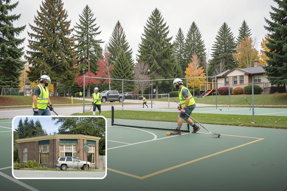 Seasonal Decorations in Hamilton, Skagit County, WA - Creates festive civic spaces that mark community traditions