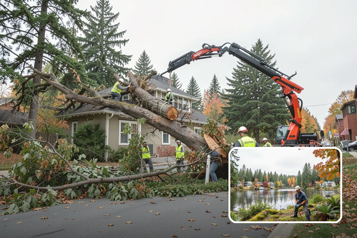 Seasonal Decorations in La Conner, Skagit County, WA - Creates festive civic spaces that mark community traditions