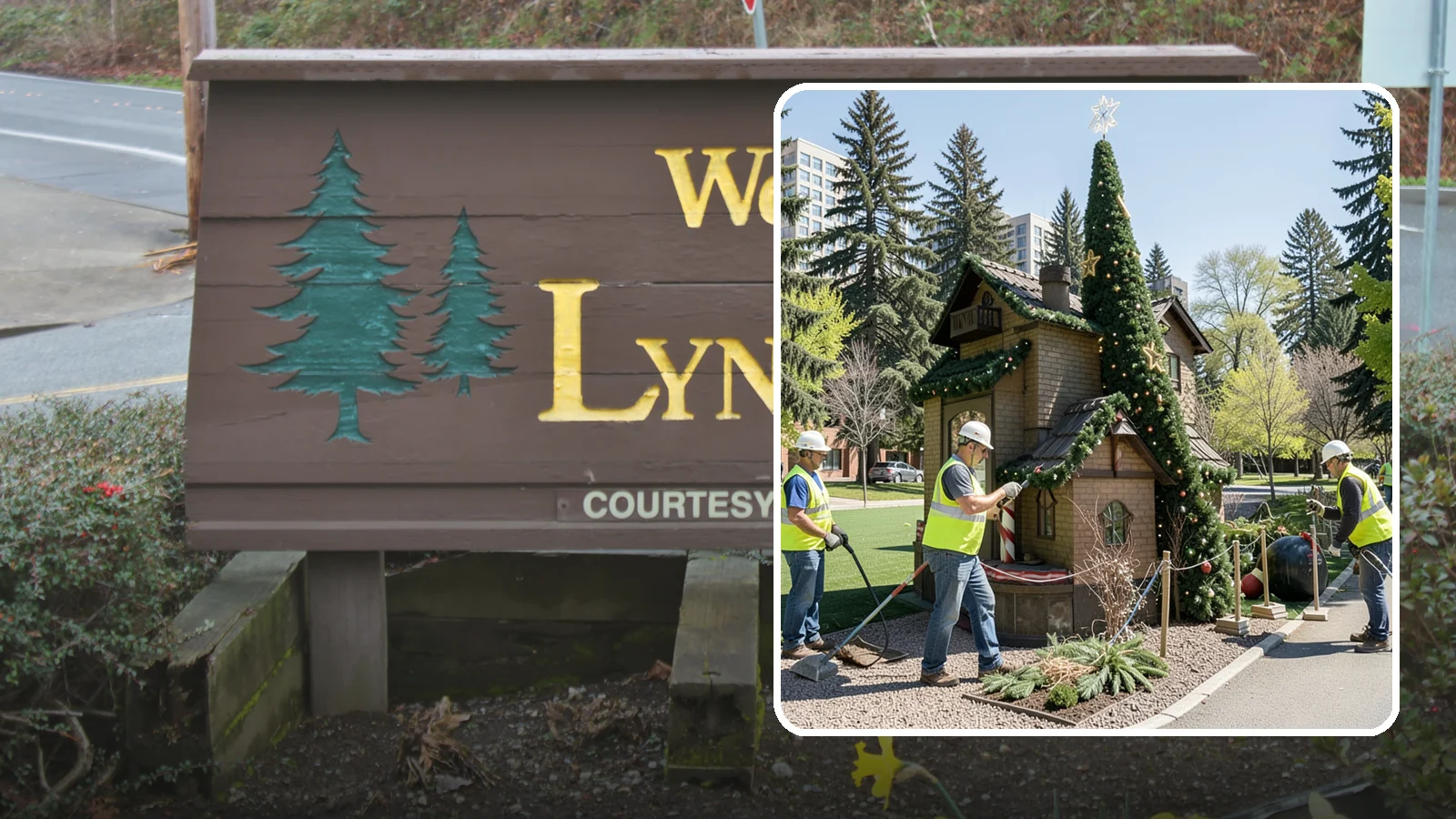 Seasonal Decorations in Lynnwood, Snohomish County, WA - Installation and removal of seasonal decorations that bring civic spaces to life throughout the year.