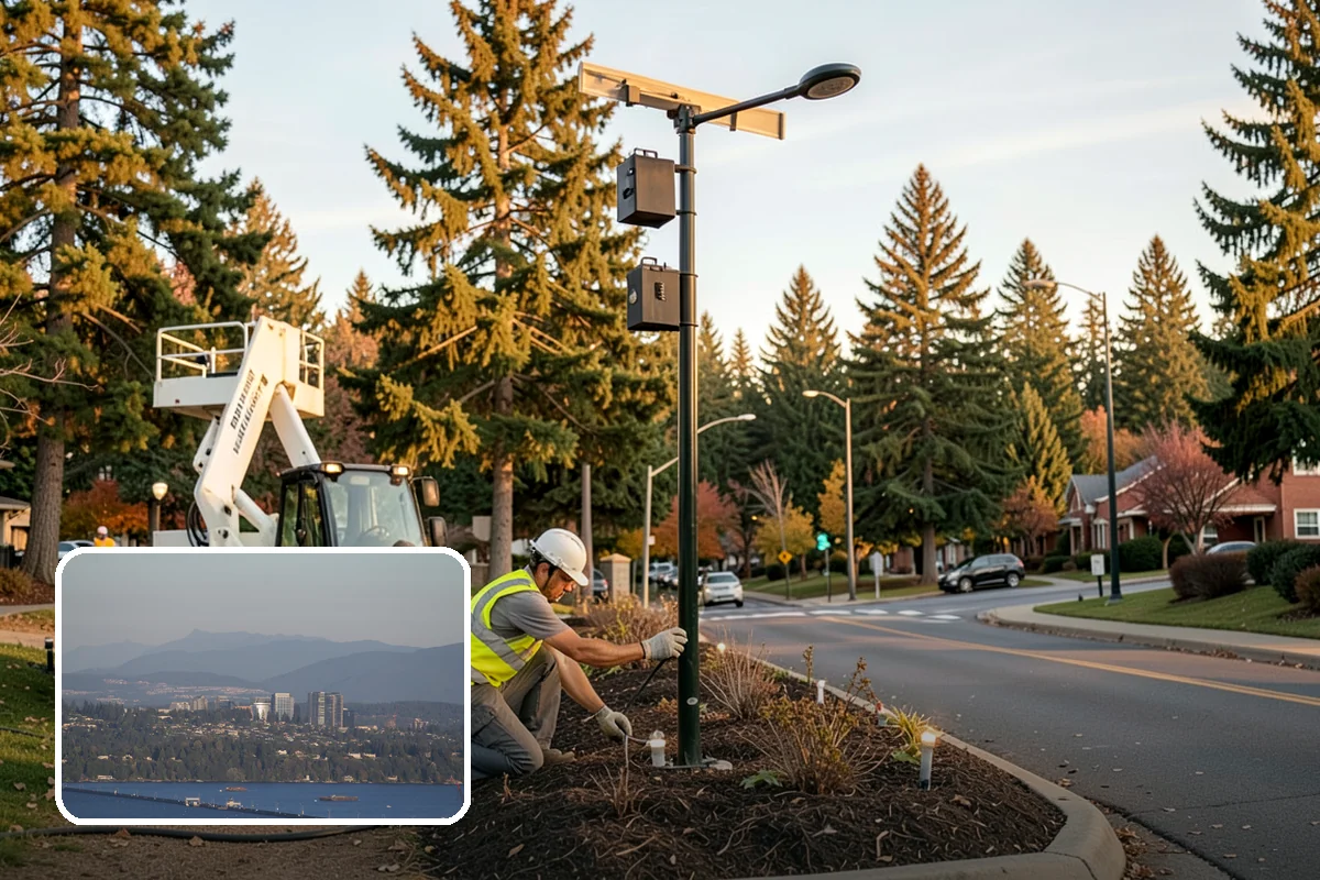 Seasonal Decorations in Medina, King County, WA - Creates festive civic spaces that mark community traditions