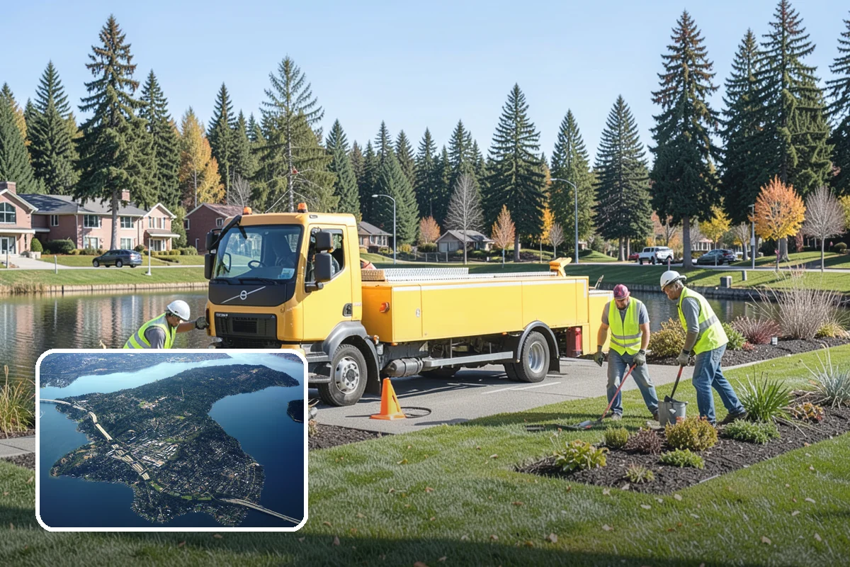Seasonal Decorations in Mercer Island, King County, WA - Creates festive civic spaces that mark community traditions