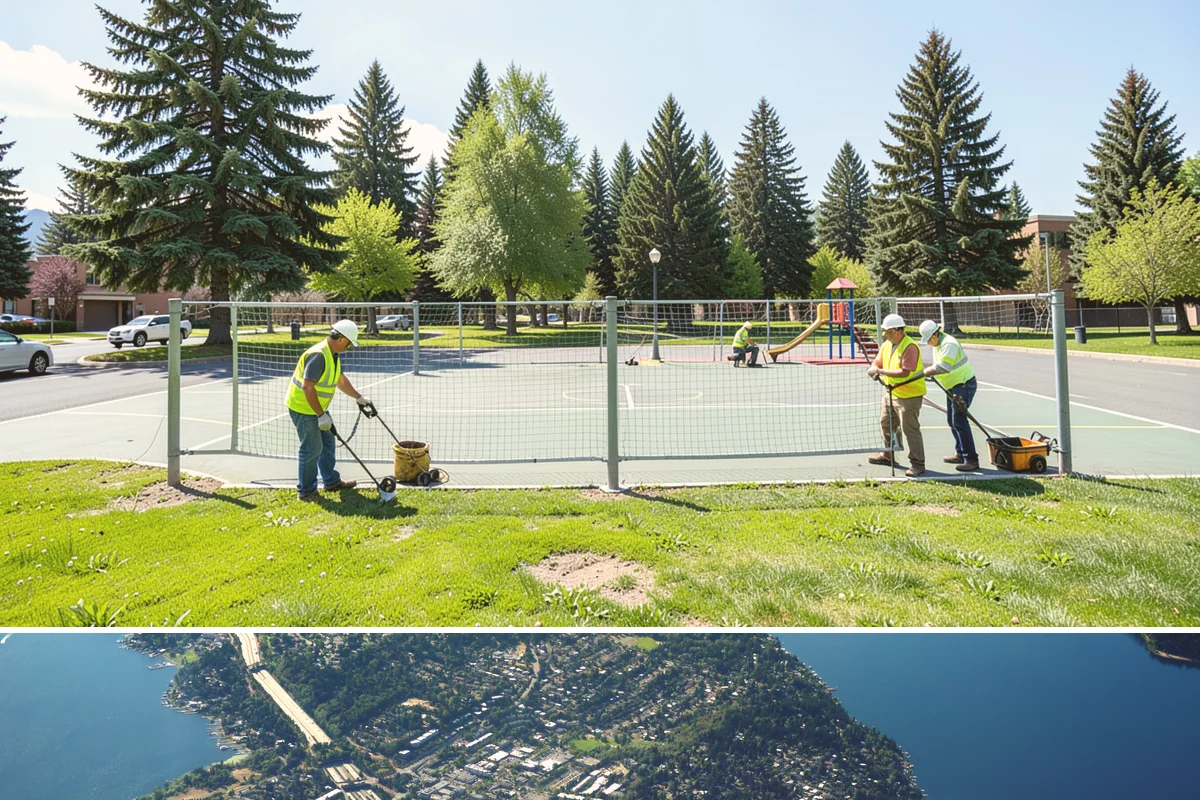 Seasonal Decorations in Mercer Island, King County, WA - Seasonal decoration work concentrates in late fall for winter holidays and shifts to spring and summer civic displays through the...