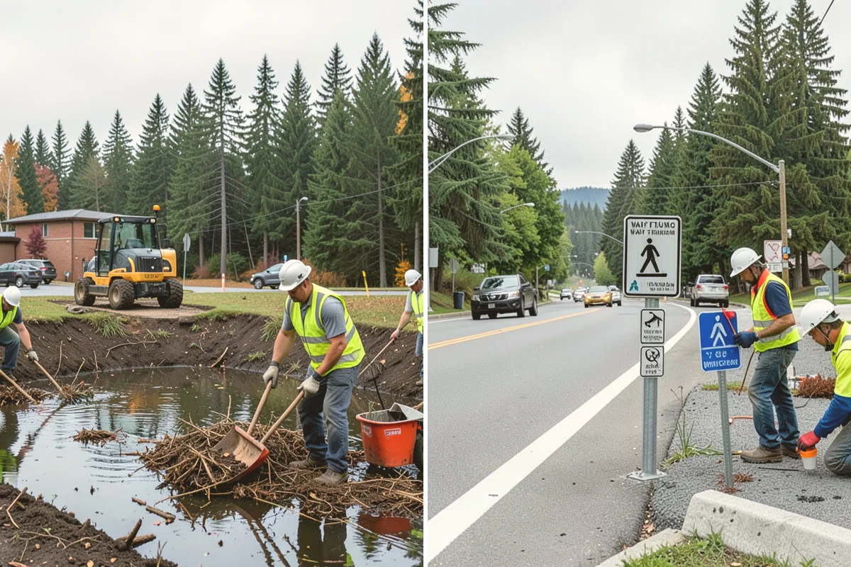 Seasonal Decorations in Orting, Pierce County, WA - Plan display locations, materials, and installation schedule