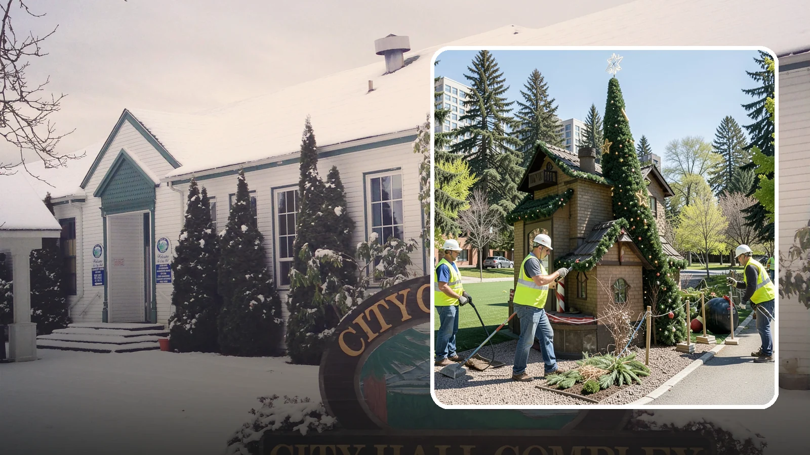 Seasonal Decorations in Pacific, King County, WA - Installation and removal of seasonal decorations that bring civic spaces to life throughout the year.