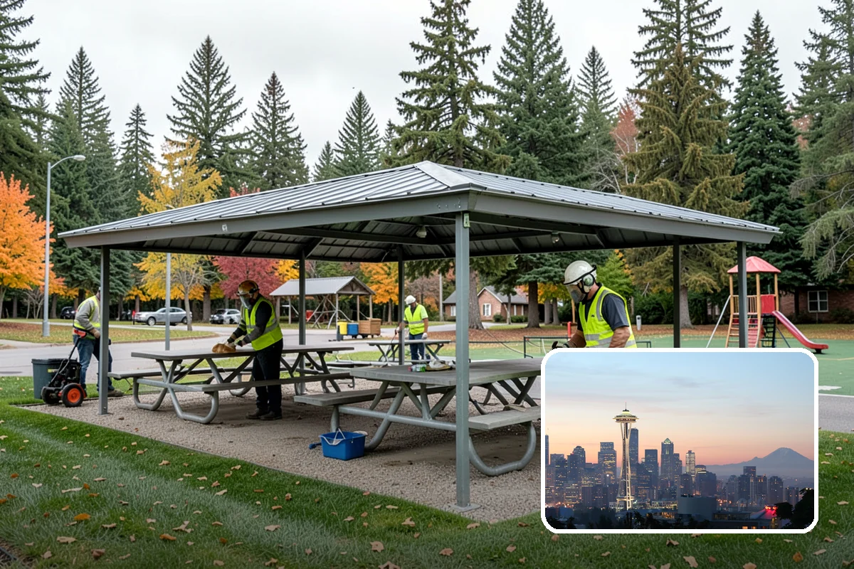 Seasonal Decorations in Seattle, King County, WA - Creates festive civic spaces that mark community traditions