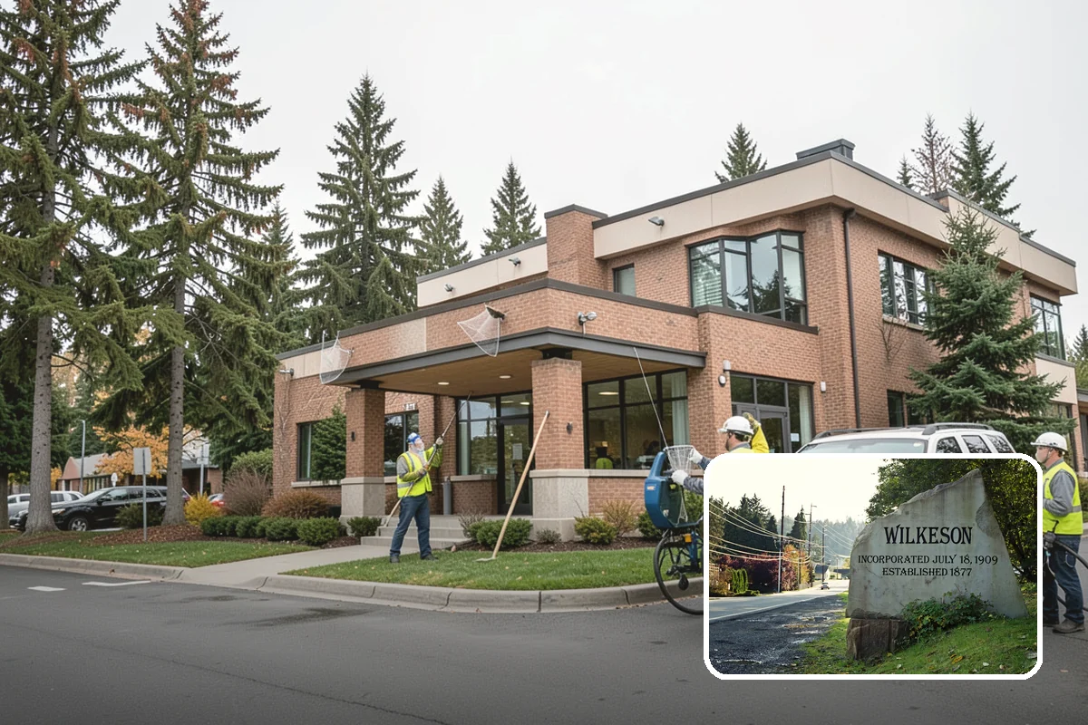 Seasonal Decorations in Wilkeson, Pierce County, WA - Creates festive civic spaces that mark community traditions