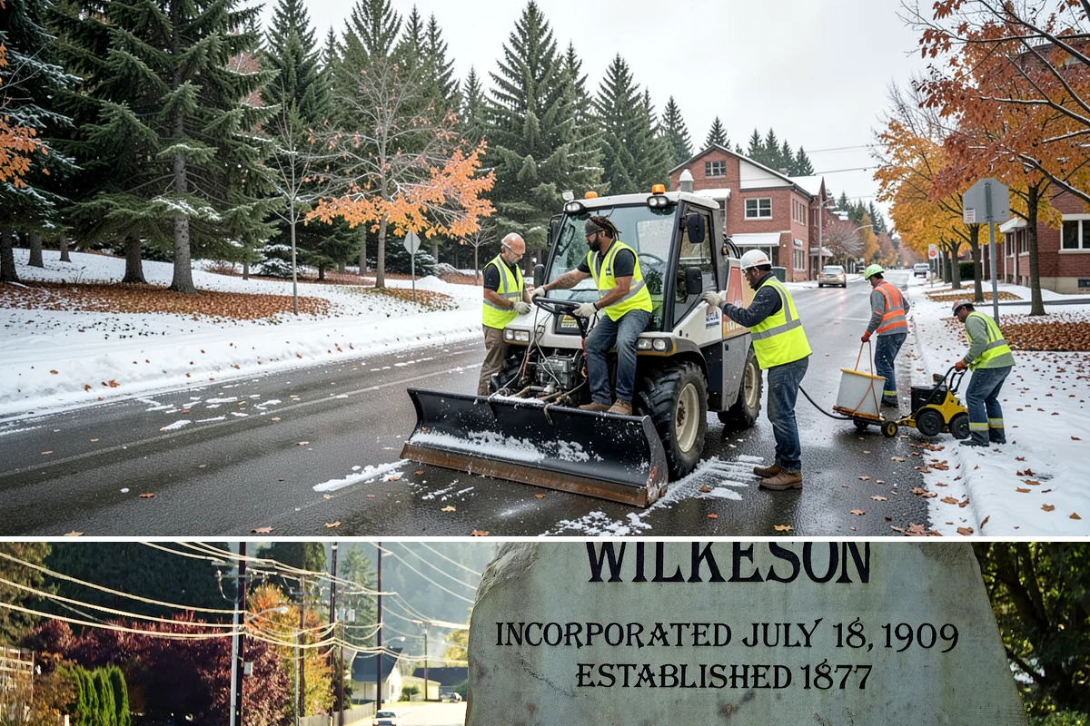 Seasonal Decorations in Wilkeson, Pierce County, WA - Seasonal decoration work concentrates in late fall for winter holidays and shifts to spring and summer civic displays through the...