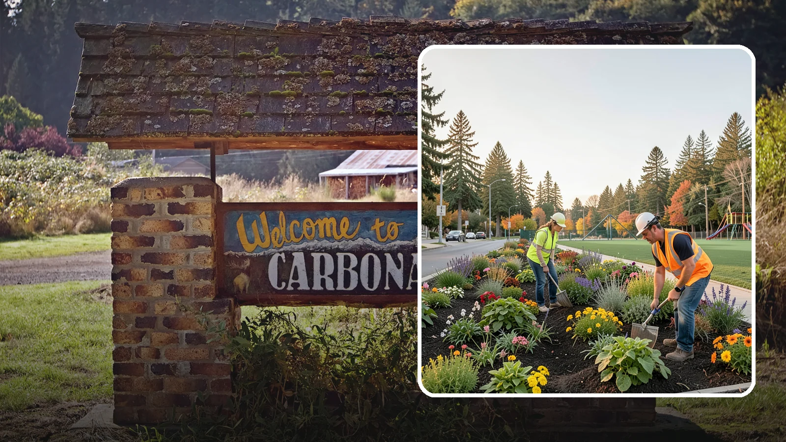 Seasonal Flower Planting in Carbonado, Pierce County, WA - Rotating seasonal color displays that keep civic beds and containers vibrant through every season.