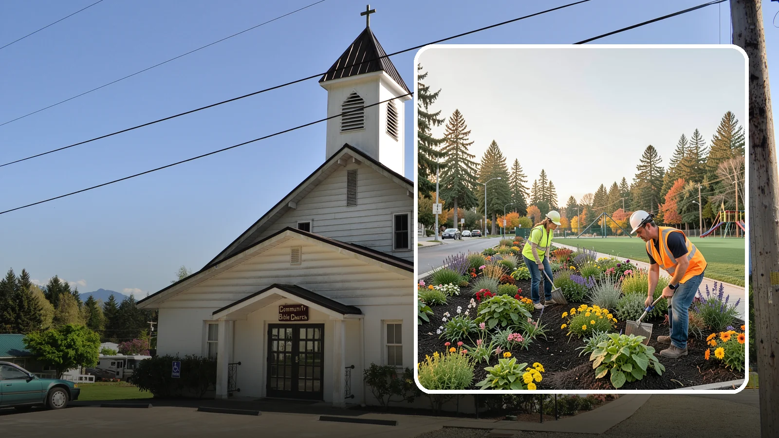 Seasonal Flower Planting in Concrete, Skagit County, WA - Rotating seasonal color displays that keep civic beds and containers vibrant through every season.