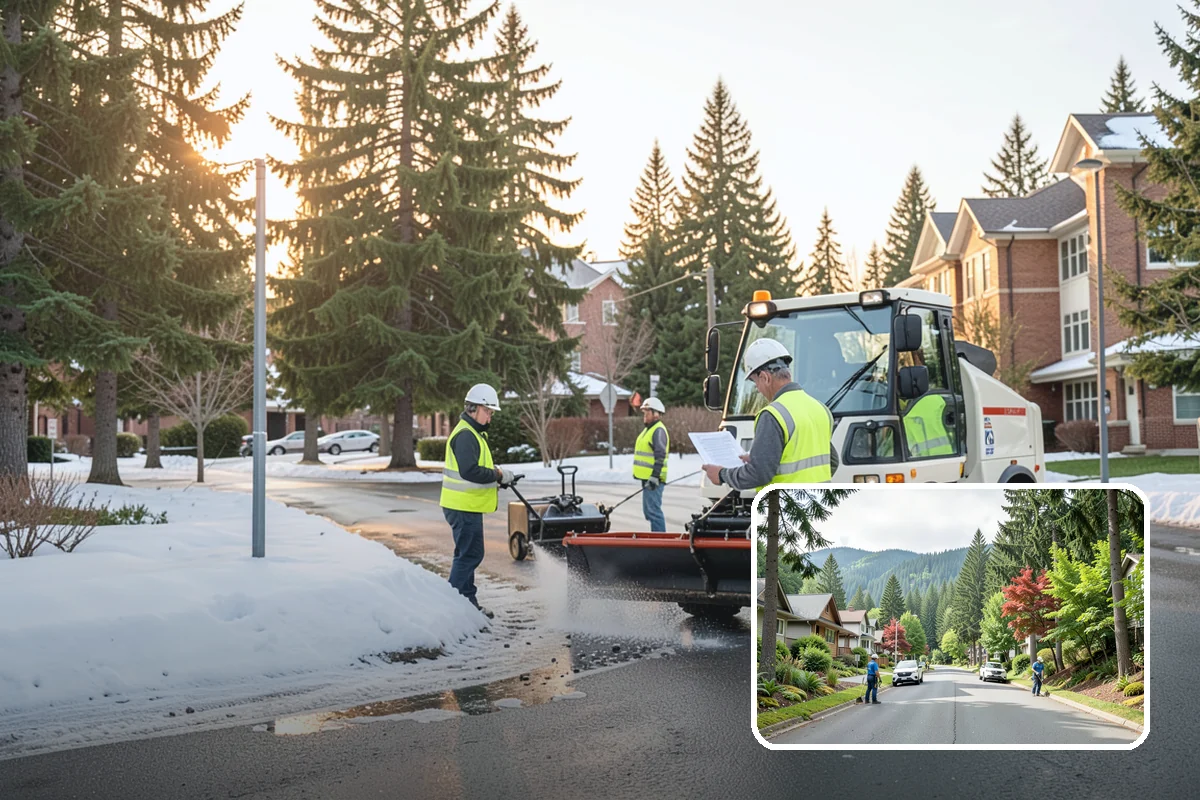 Seasonal Flower Planting in Darrington, Snohomish County, WA - Continuous seasonal color at high-visibility locations