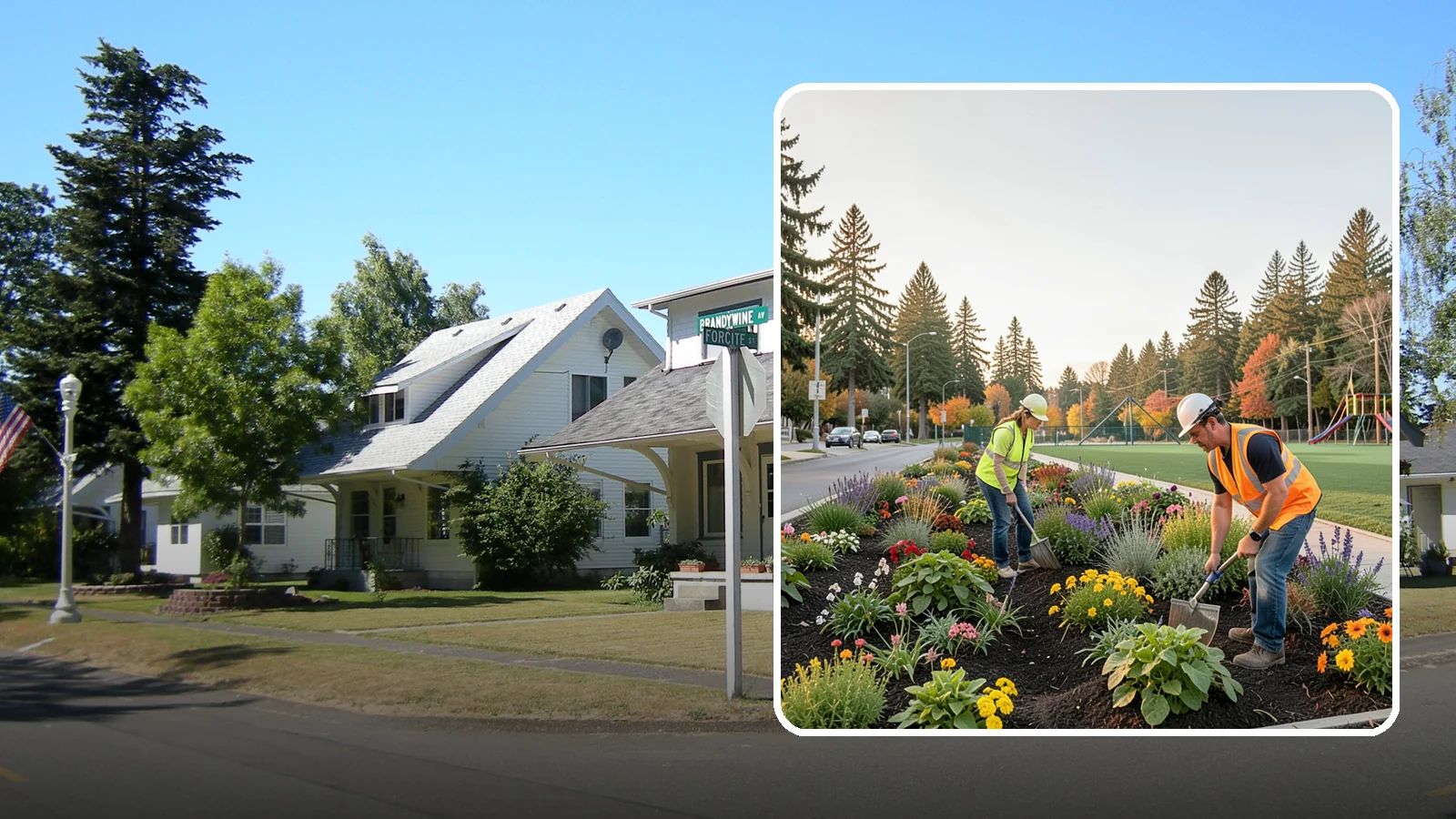 Seasonal Flower Planting in DuPont, Pierce County, WA - Rotating seasonal color displays that keep civic beds and containers vibrant through every season.