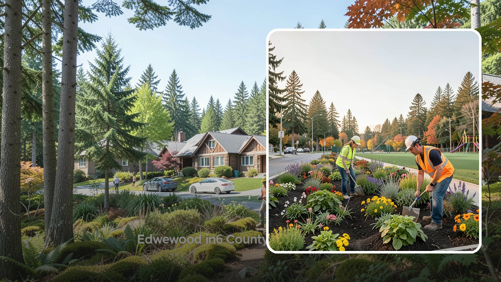 Seasonal Flower Planting in Edgewood, Pierce County, WA - Rotating seasonal color displays that keep civic beds and containers vibrant through every season.