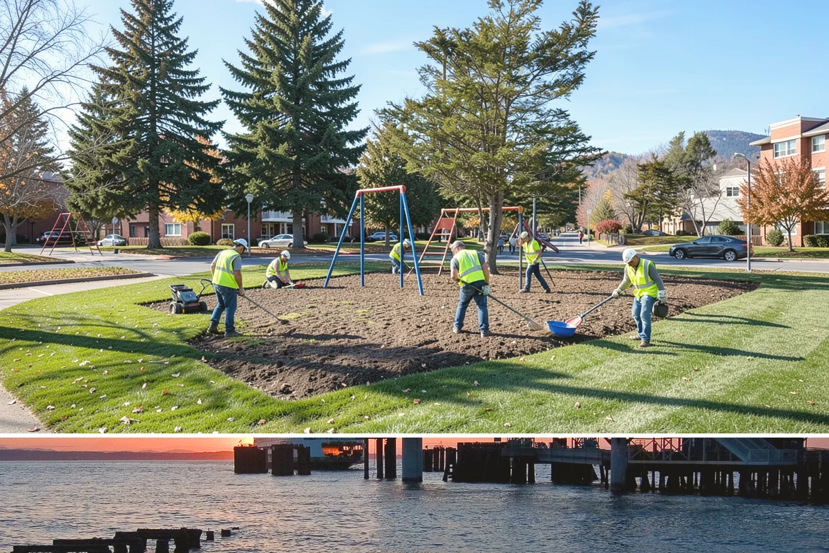 Seasonal Flower Planting in Edmonds, Snohomish County, WA - Cool-season color goes in for spring, heat-tolerant annuals for summer, and hardy varieties for fall and winter, keeping displays...