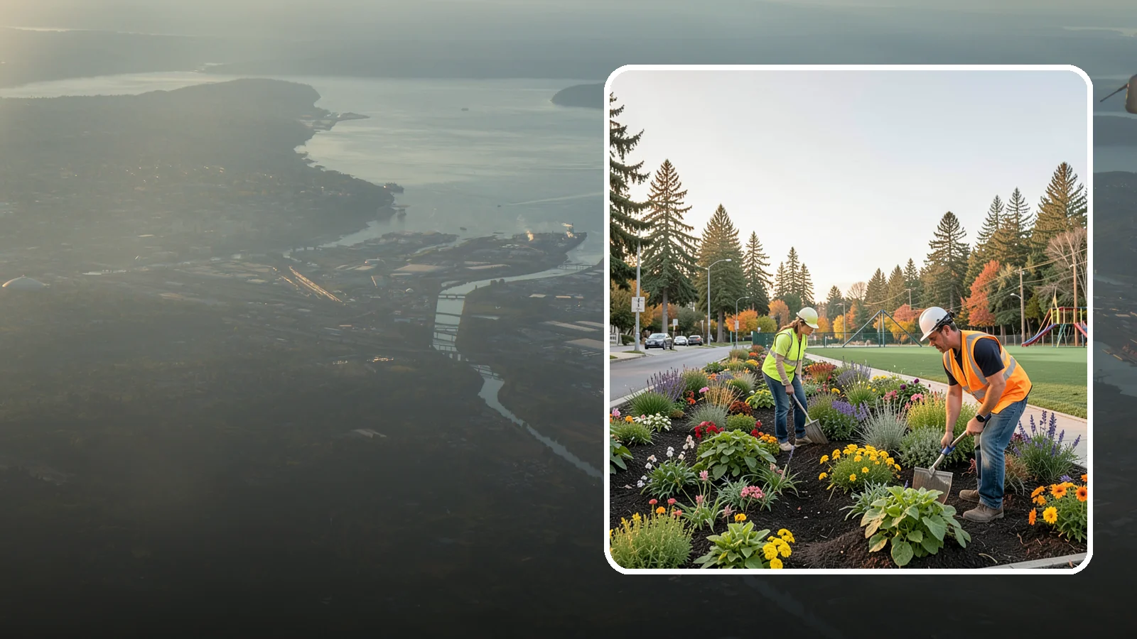 Seasonal Flower Planting in Fife, Pierce County, WA - Rotating seasonal color displays that keep civic beds and containers vibrant through every season.