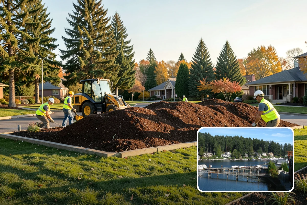Seasonal Flower Planting in Gig Harbor, Pierce County, WA - Continuous seasonal color at high-visibility locations