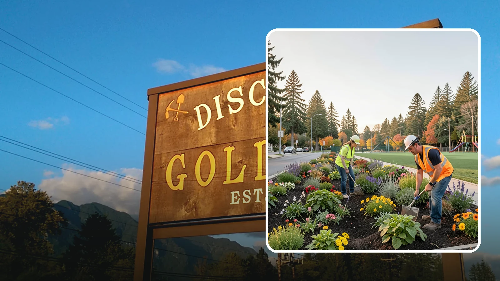 Seasonal Flower Planting in Gold Bar, Snohomish County, WA - Rotating seasonal color displays that keep civic beds and containers vibrant through every season.
