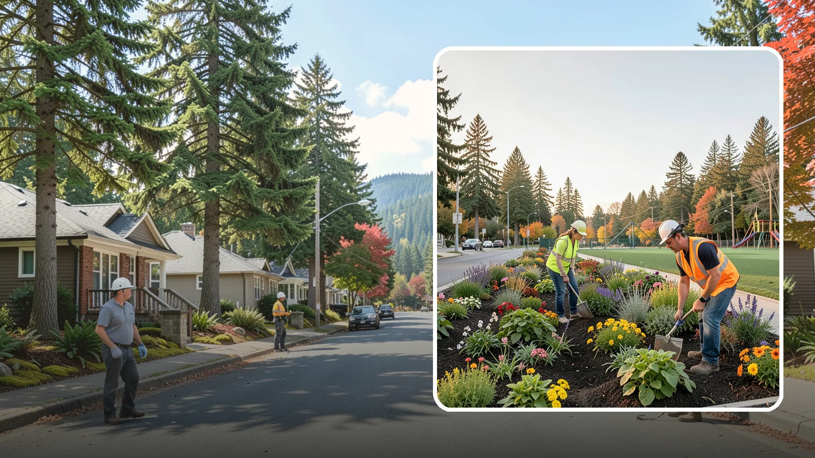 Seasonal Flower Planting in Hunts Point, King County, WA - Rotating seasonal color displays that keep civic beds and containers vibrant through every season.