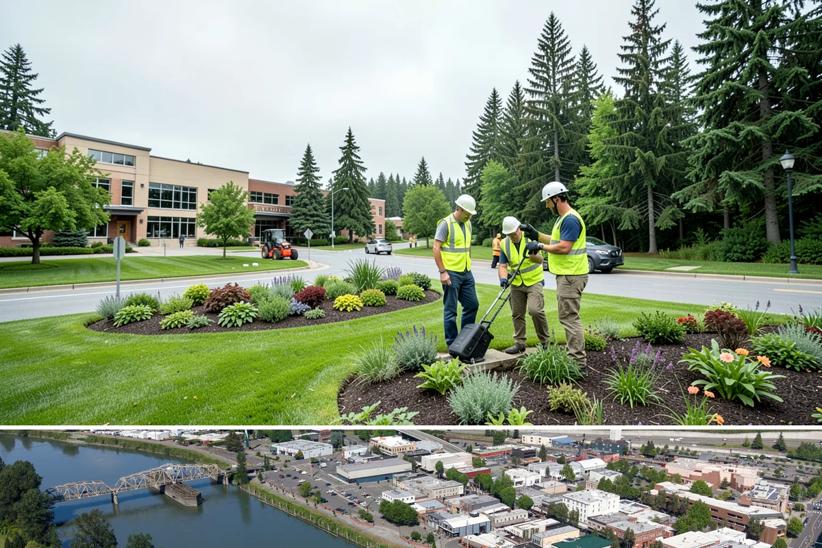 Seasonal Flower Planting in Mount Vernon, Skagit County, WA - Cool-season color goes in for spring, heat-tolerant annuals for summer, and hardy varieties for fall and winter, keeping displays...