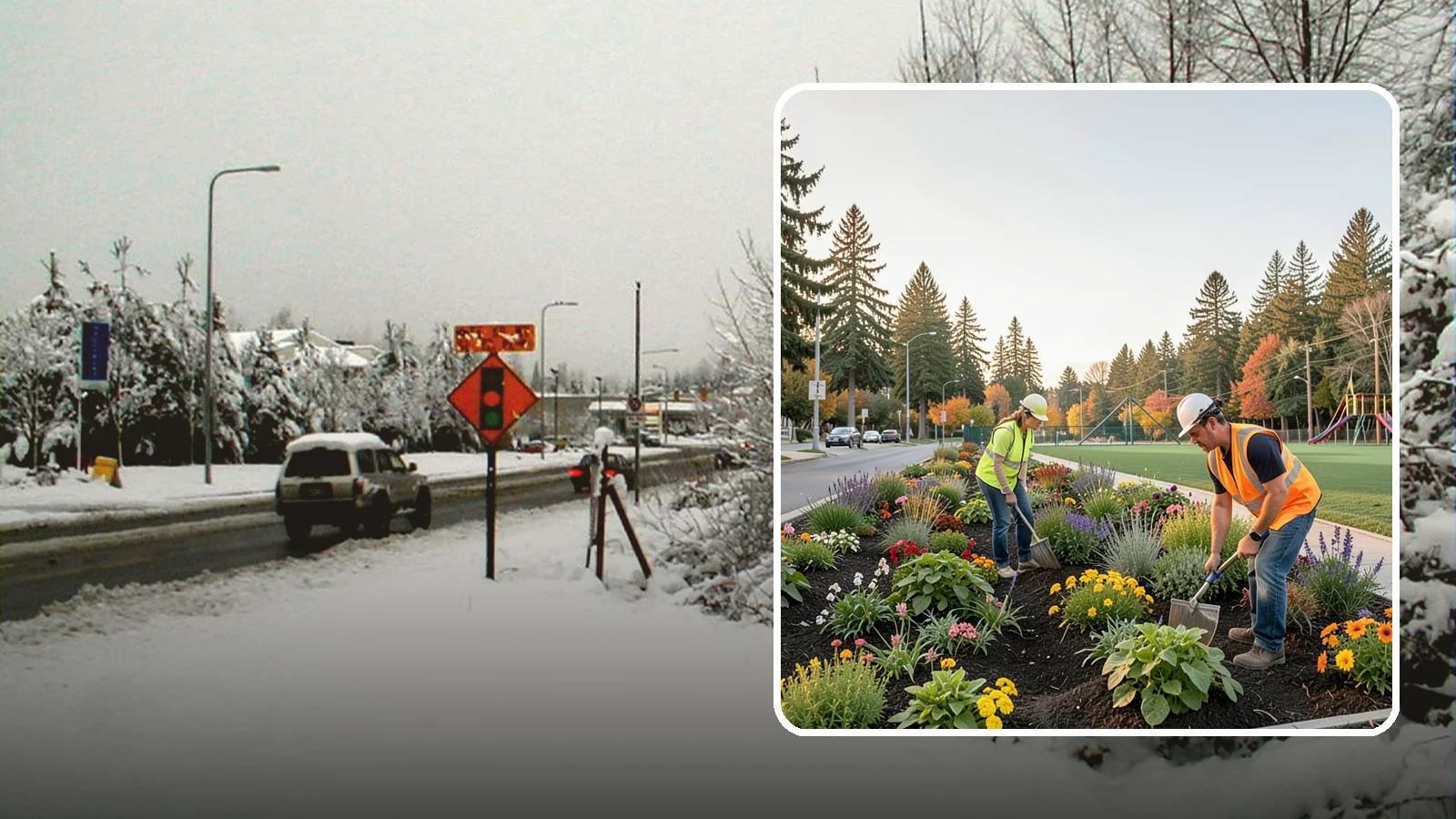 Seasonal Flower Planting in Newcastle, King County, WA - Rotating seasonal color displays that keep civic beds and containers vibrant through every season.