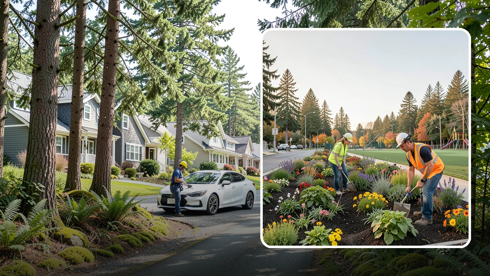 Seasonal Flower Planting in Normandy Park, King County, WA - Rotating seasonal color displays that keep civic beds and containers vibrant through every season.