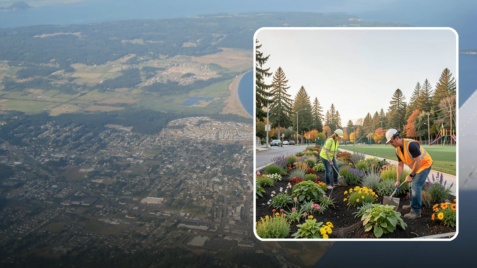 Seasonal Flower Planting in Oak Harbor, Island County, WA - Rotating seasonal color displays that keep civic beds and containers vibrant through every season.