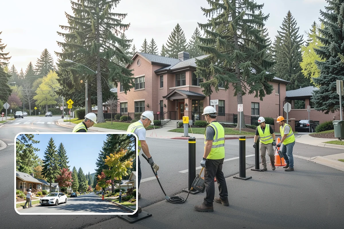 Seasonal Flower Planting in Orting, Pierce County, WA - Continuous seasonal color at high-visibility locations