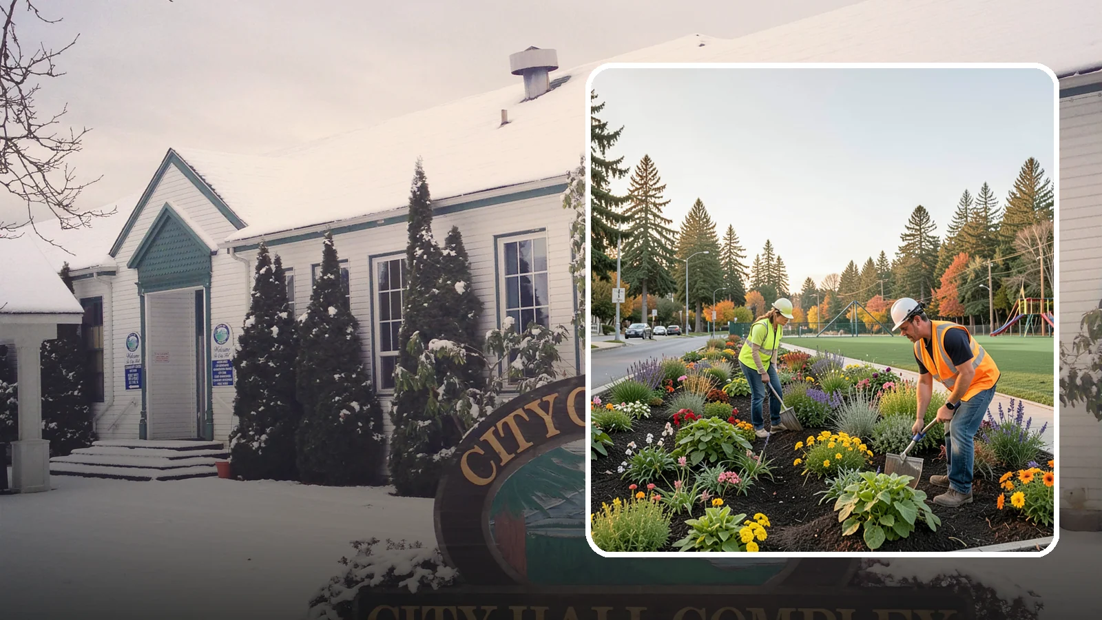 Seasonal Flower Planting in Pacific, King County, WA - Rotating seasonal color displays that keep civic beds and containers vibrant through every season.