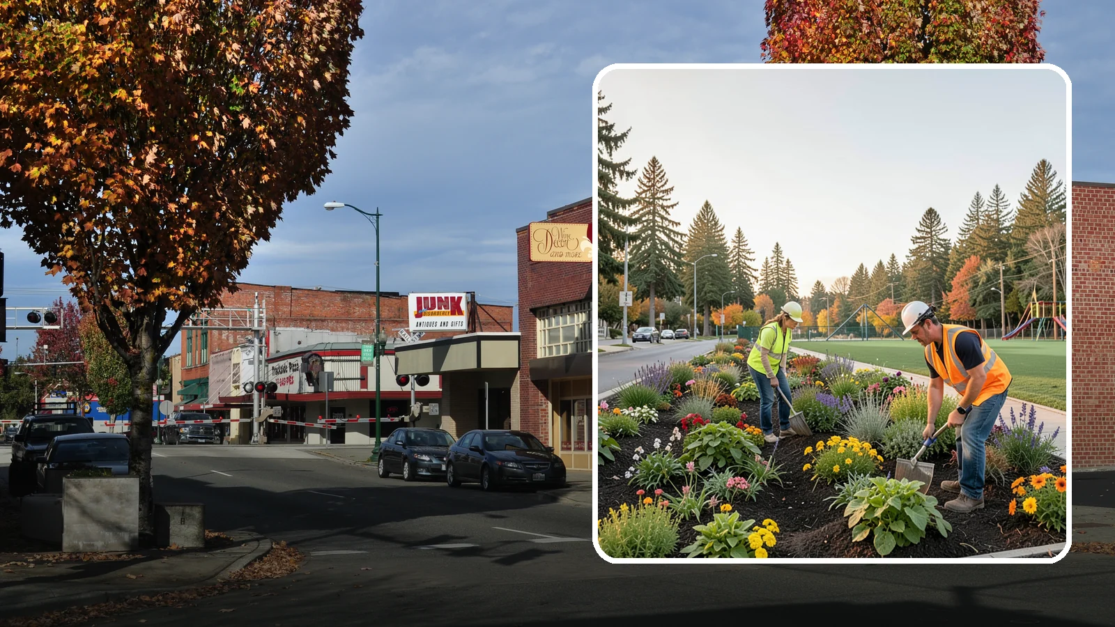 Seasonal Flower Planting in Puyallup, Pierce County, WA - Rotating seasonal color displays that keep civic beds and containers vibrant through every season.