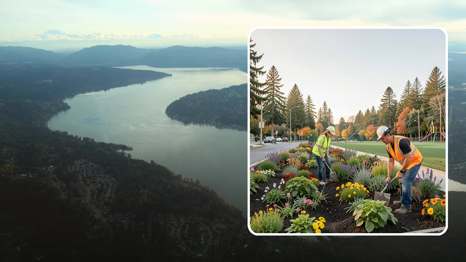 Seasonal Flower Planting in Sammamish, King County, WA - Rotating seasonal color displays that keep civic beds and containers vibrant through every season.