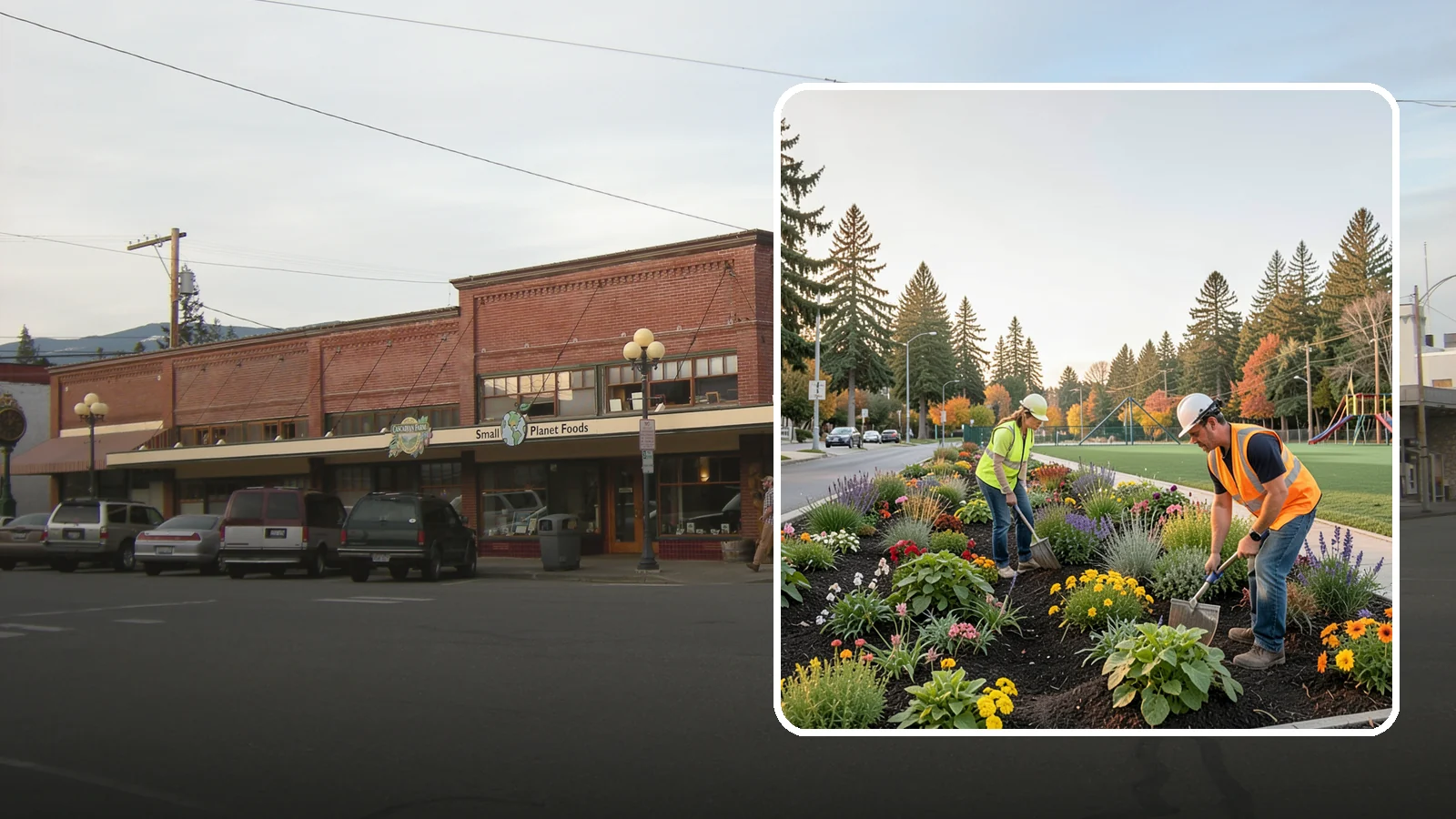 Seasonal Flower Planting in Sedro-Woolley, Skagit County, WA - Rotating seasonal color displays that keep civic beds and containers vibrant through every season.