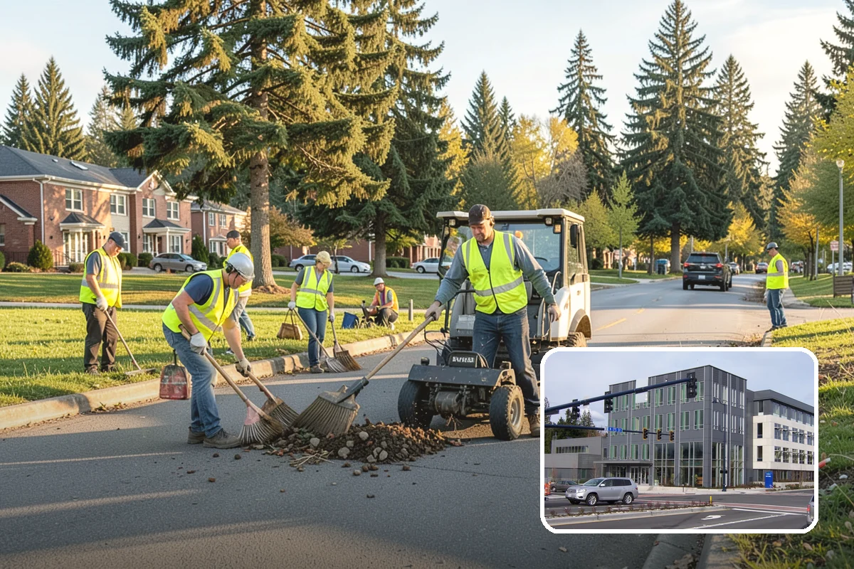 Seasonal Flower Planting in Shoreline, King County, WA - Continuous seasonal color at high-visibility locations