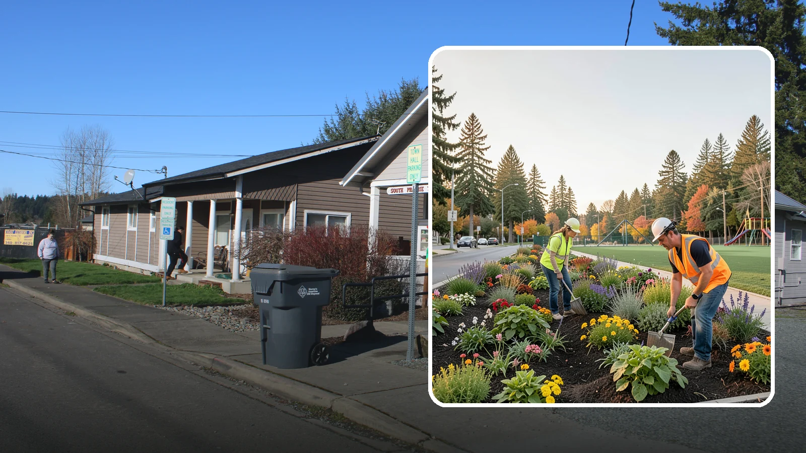 Seasonal Flower Planting in South Prairie, Pierce County, WA - Rotating seasonal color displays that keep civic beds and containers vibrant through every season.