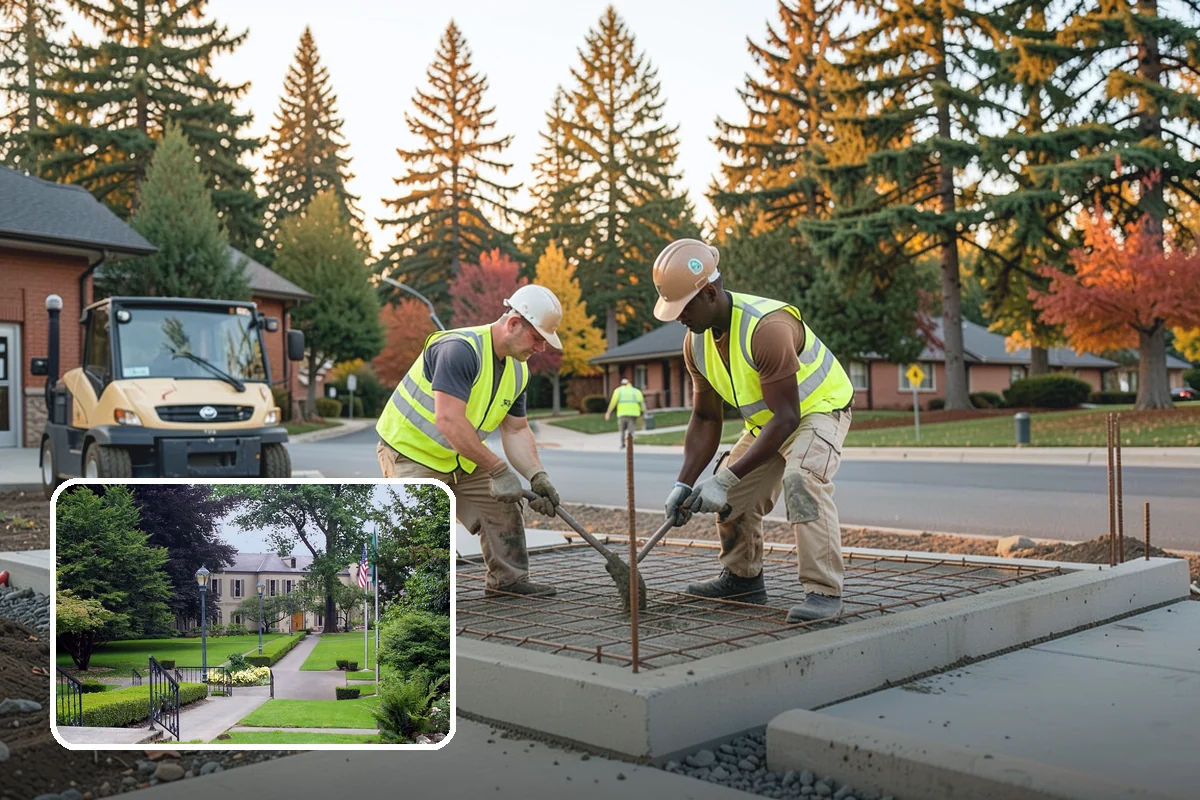 Seasonal Flower Planting in Woodinville, King County, WA - Continuous seasonal color at high-visibility locations