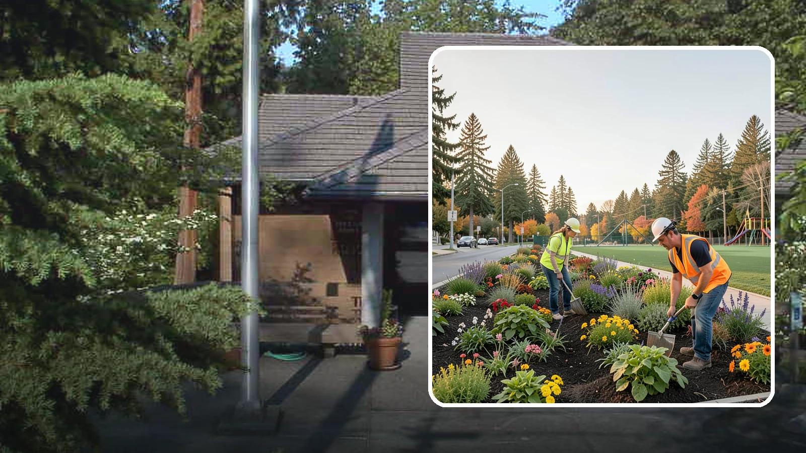 Seasonal Flower Planting in Yarrow Point, King County, WA - Rotating seasonal color displays that keep civic beds and containers vibrant through every season.