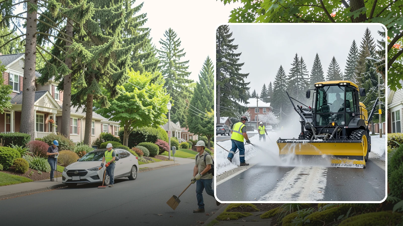 Seasonal Snow Removal Contract in Beaux Arts Village, King County, WA - A full-season snow and ice contract giving agencies predictable coverage, budgeting, and accountability.