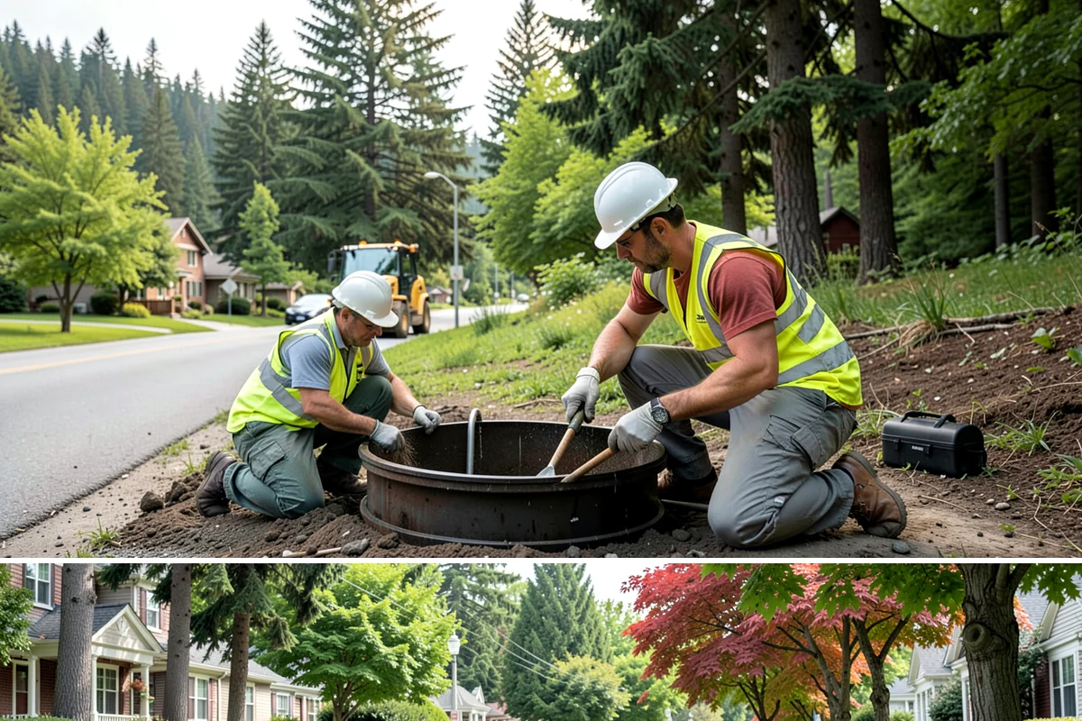 Seasonal Snow Removal Contract in Beaux Arts Village, King County, WA - Full winter season under a single contract.