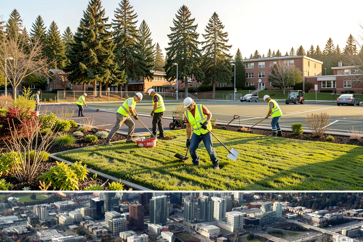 Seasonal Snow Removal Contract in Bellevue, King County, WA - Full winter season under a single contract.