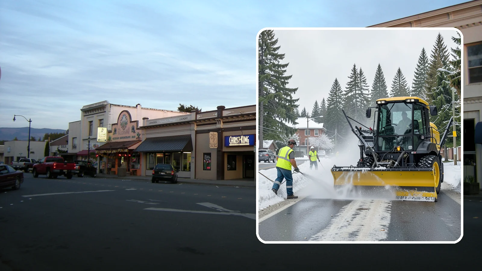 Seasonal Snow Removal Contract in Burlington, Skagit County, WA - A full-season snow and ice contract giving agencies predictable coverage, budgeting, and accountability.