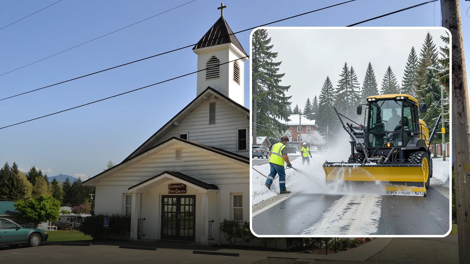 Seasonal Snow Removal Contract in Concrete, Skagit County, WA - A full-season snow and ice contract giving agencies predictable coverage, budgeting, and accountability.